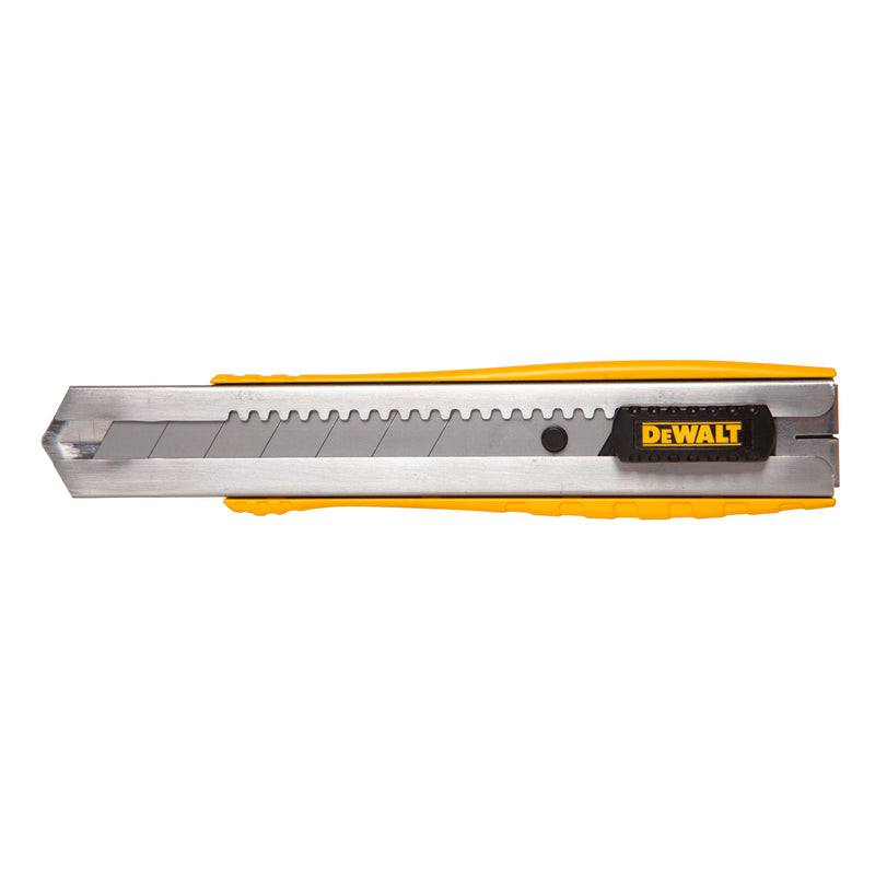 DeWalt 9-4/5 in. Self-Retracting Snap-Off Utility Knife Black/Yellow