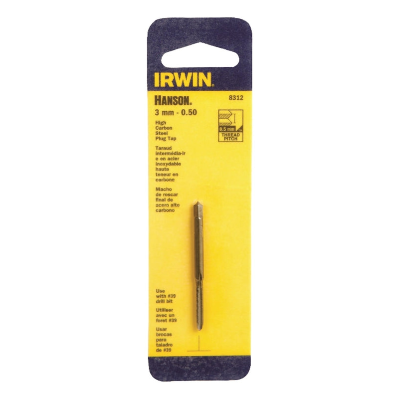 Irwin Hanson High Carbon Steel Metric Plug Tap 3 - 0.50 mm
