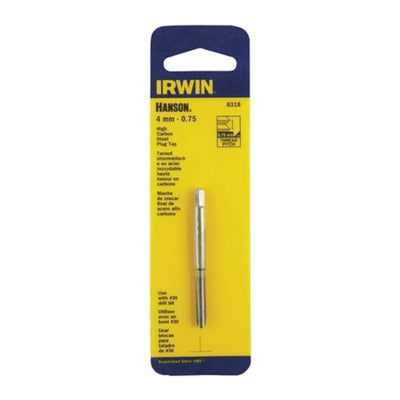 Irwin Hanson High Carbon Steel Metric Plug Tap 4 - 0.75 mm