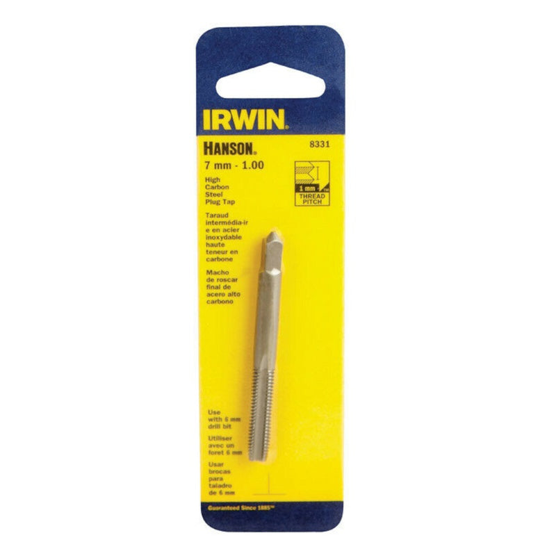 Irwin Hanson High Carbon Steel Metric Plug Tap 7 - 1.00 mm