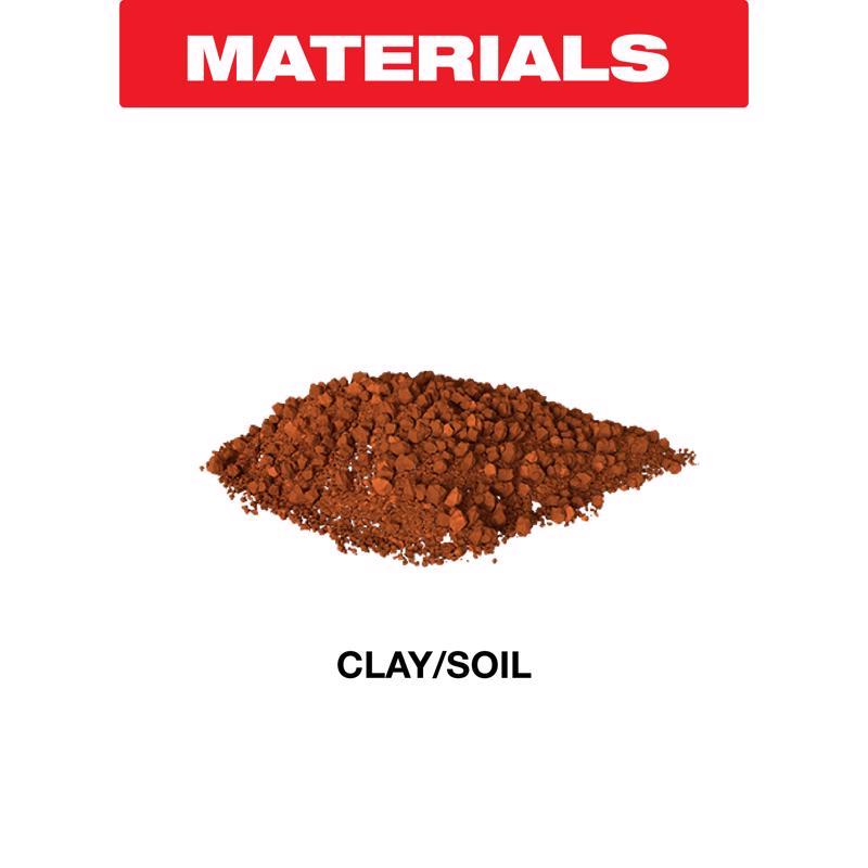 Diablo 4.5 in. W SDS-Max Clay Spade Chisel