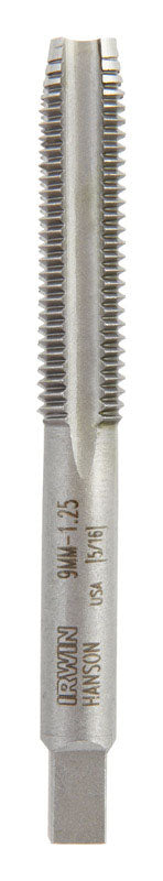 Irwin Hanson High Carbon Steel Metric Plug Tap 9 - 1.25 mm