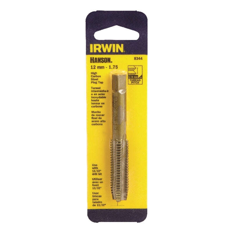 Irwin Hanson High Carbon Steel Metric Plug Tap 12 - 1.75 mm