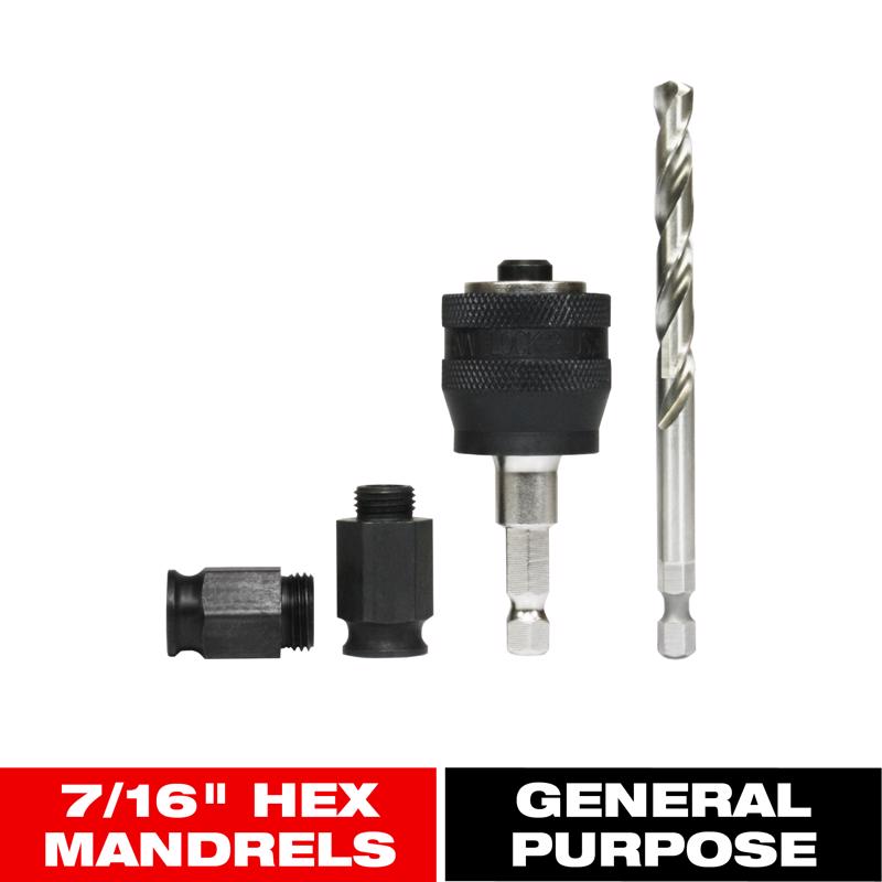 Diablo Snap Lock Plus Mandrel System 5/8 in to 6 in. 7/16 in. Hex