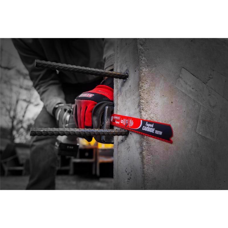 Diablo Steel Demon Amped 6 in. Carbide Tipped Thick Metal Reciprocating Saw Blade 6/9 TPI 3 pk
