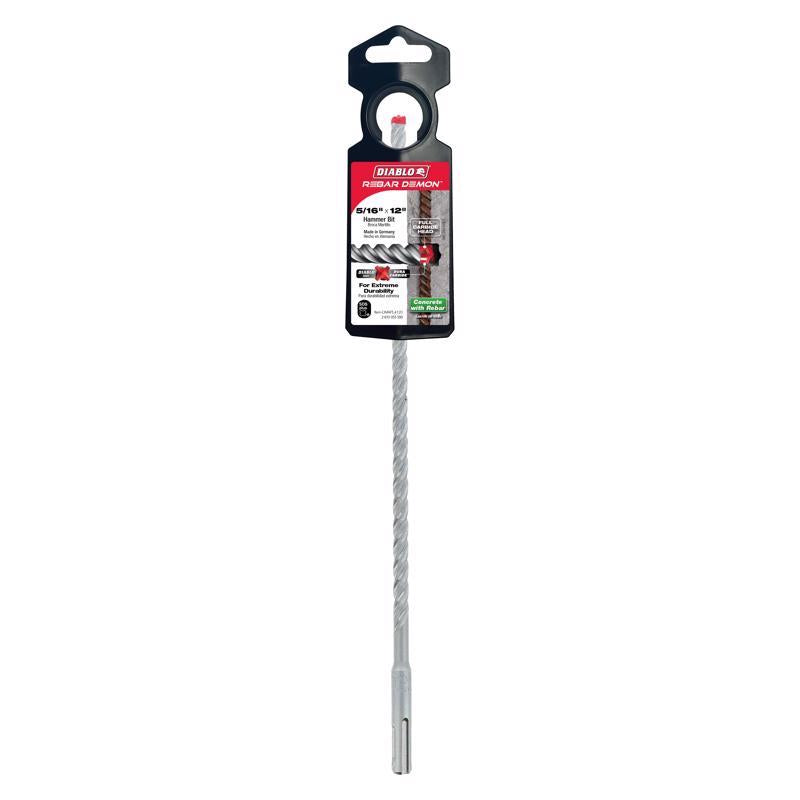 Diablo Rebar Demon 5/16 in. X 12 in. L Carbide Hammer Drill Bit SDS-Plus Shank