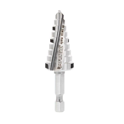 Diablo 3/4 in. X 2-19/32 in. L Metal Impact Step Drill Bit Hex Shank