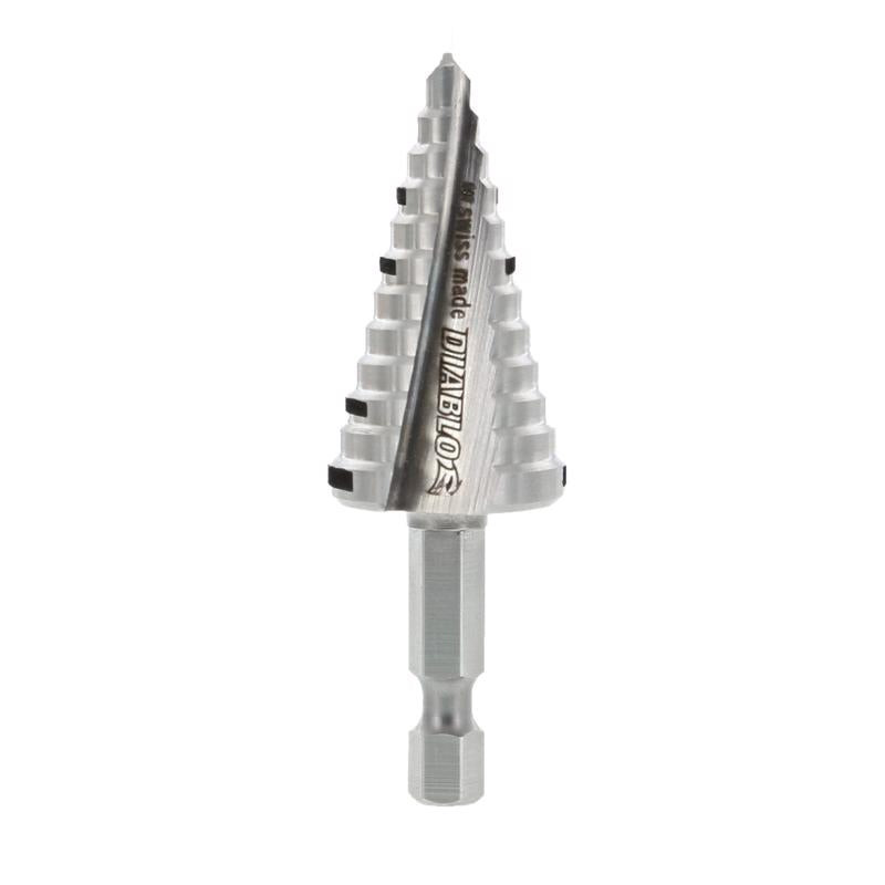 Diablo 7/8 in. X 2-3/4 in. L Metal Impact Step Drill Bit Hex Shank