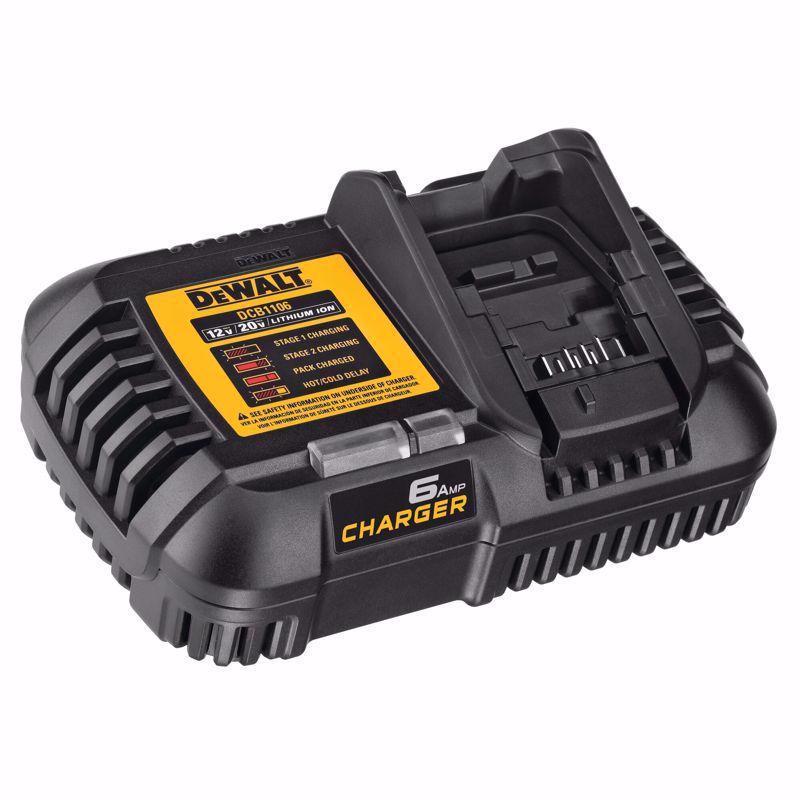 DeWalt 20V MAX DCB1106 20 V Lithium-Ion 6 Amp Battery Charger