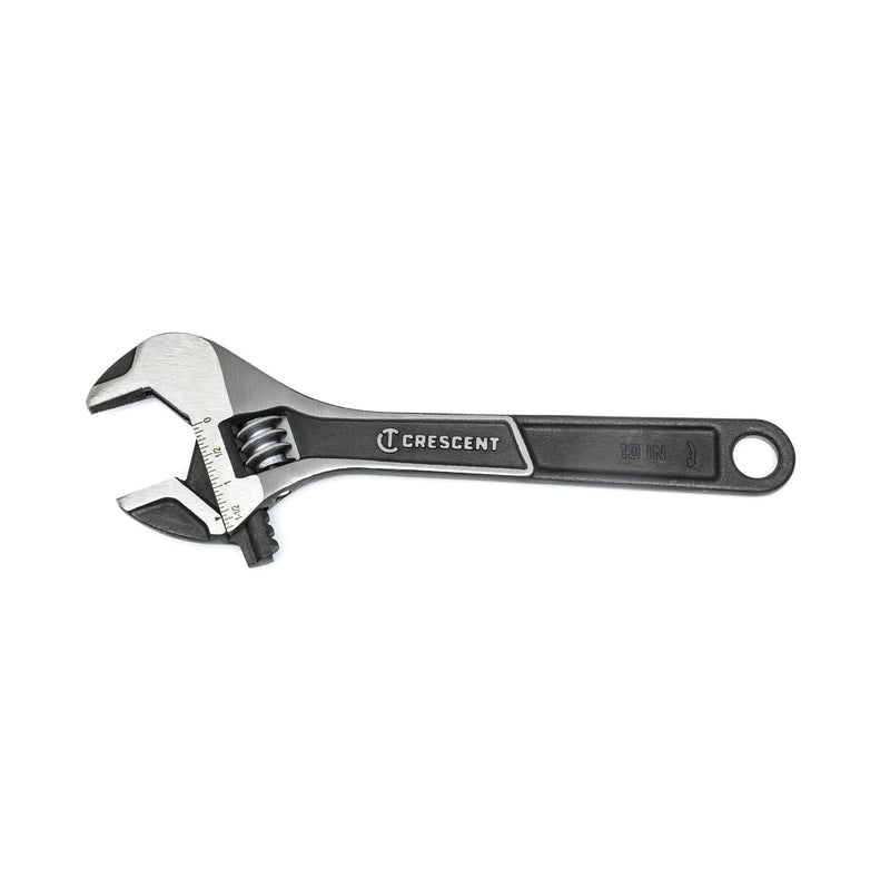 Crescent Metric and SAE Wide Jaw Adjustable Wrench 10 in. L