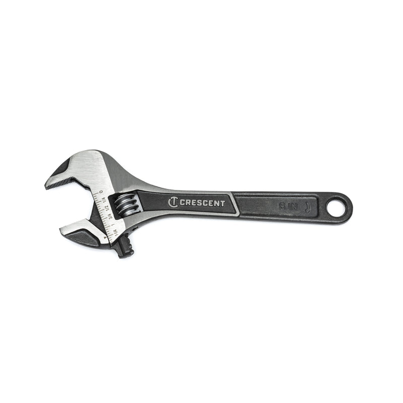 Crescent Metric and SAE Wide Jaw Adjustable Wrench 8 in. L