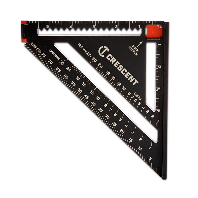 Crescent Lufkin 12.52 in. L X 1.2 in. H Aluminum Extendable 2-in-1 Layout Tool