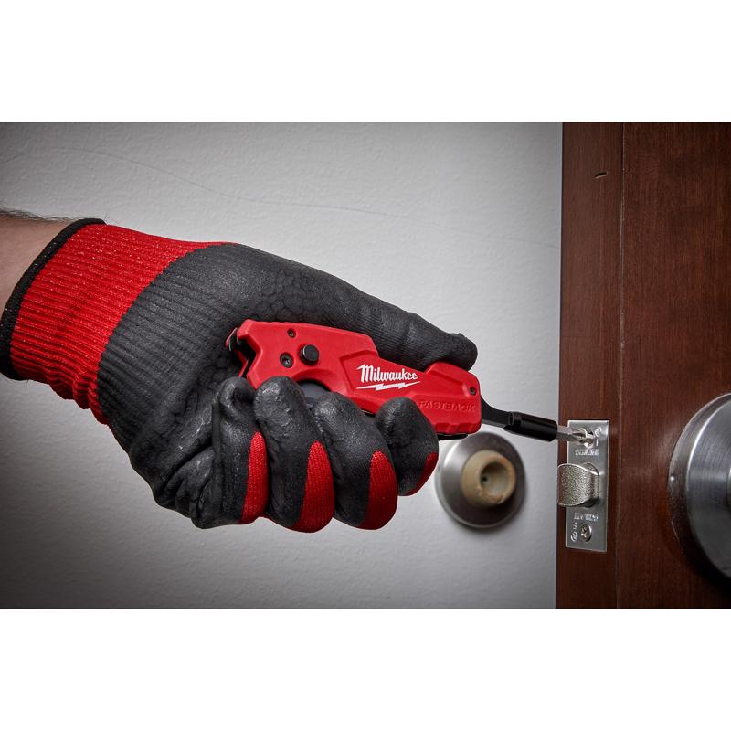Milwaukee Fastback 8-3/4 in. Folding 6-in-1 Utility Knife Red