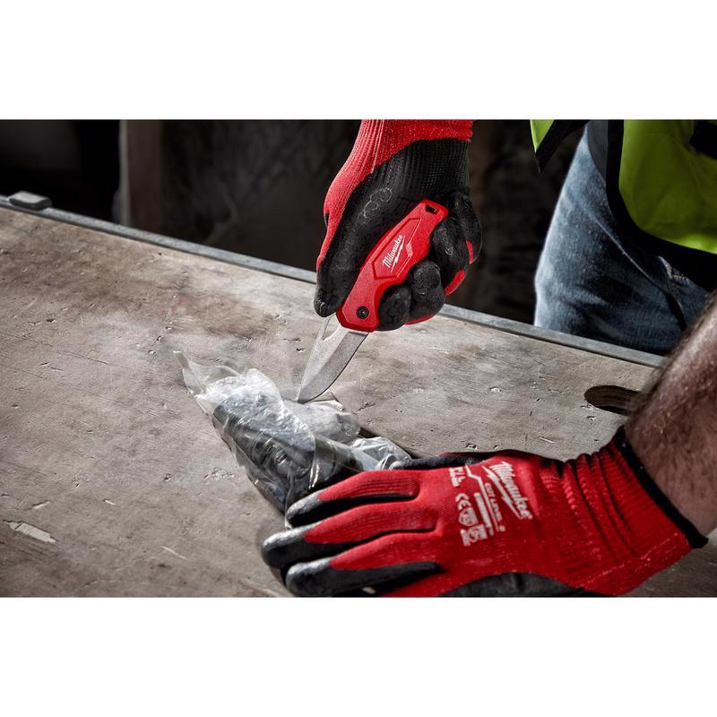 Milwaukee 6 in. Folding Compact Utility Knife Red