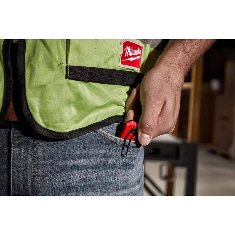 Milwaukee 6 in. Folding Compact Utility Knife Red