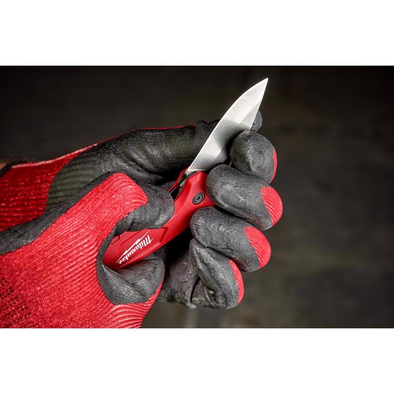 Milwaukee 6 in. Folding Compact Utility Knife Red