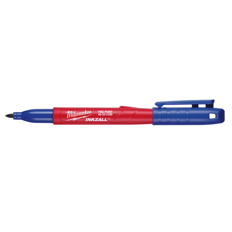 Milwaukee Inkzall Blue Fine Tip Permanent Marker