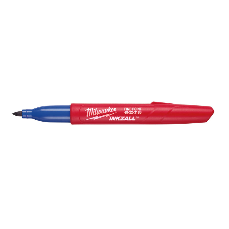 Milwaukee Inkzall Blue Fine Tip Permanent Marker