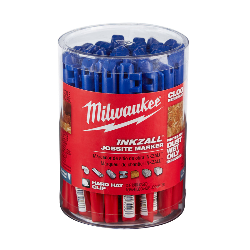 Milwaukee Inkzall Blue Fine Tip Permanent Marker