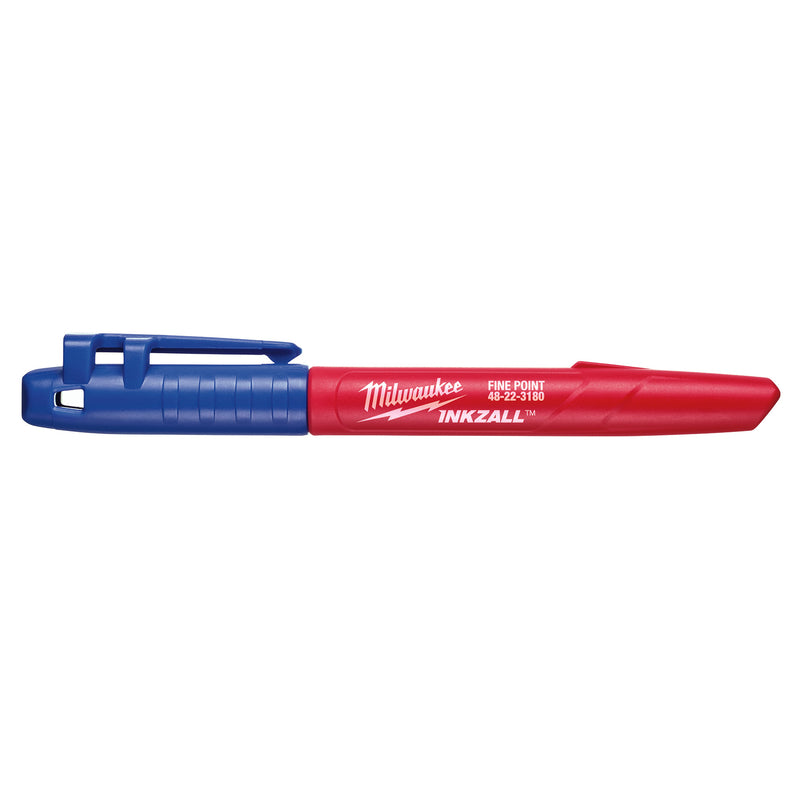 Milwaukee Inkzall Blue Fine Tip Permanent Marker