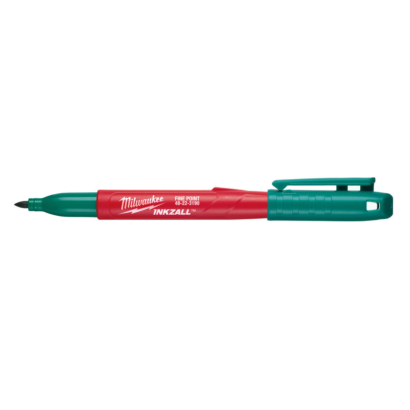 Milwaukee Inkzall Green Fine Tip Permanent Marker
