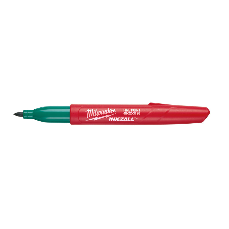 Milwaukee Inkzall Green Fine Tip Permanent Marker