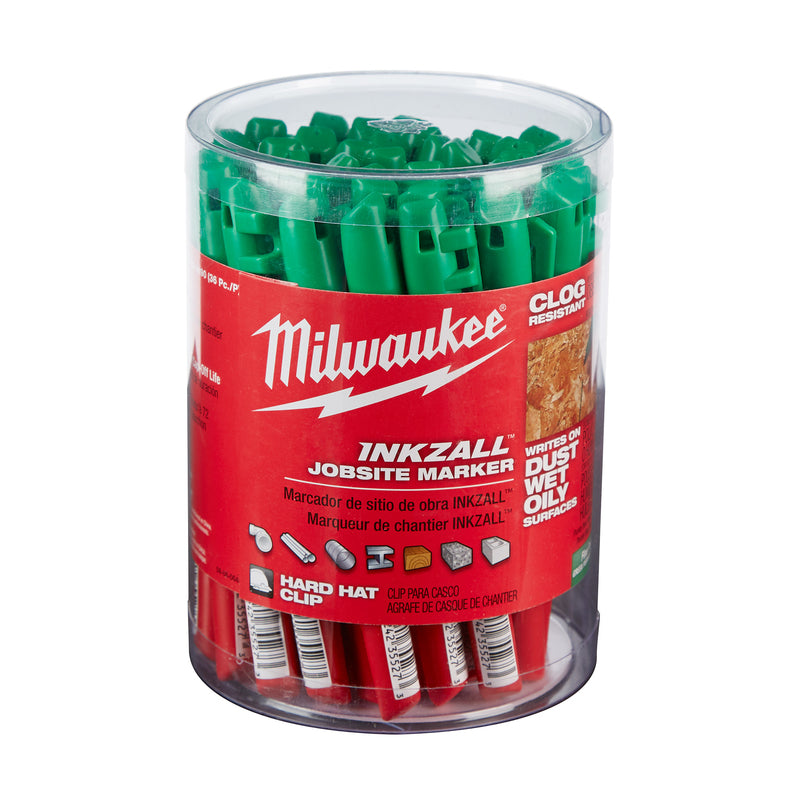Milwaukee Inkzall Green Fine Tip Permanent Marker