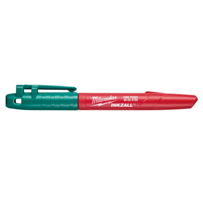 Milwaukee Inkzall Green Fine Tip Permanent Marker