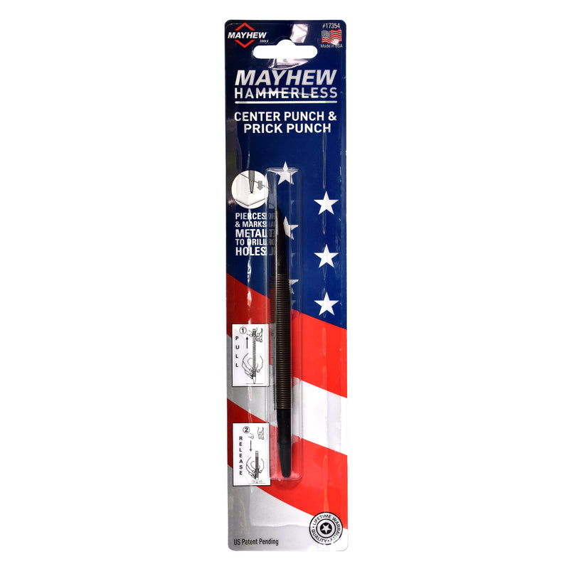 Mayhew Steel Center Punch and Prick Punch 7-1/2 in. L