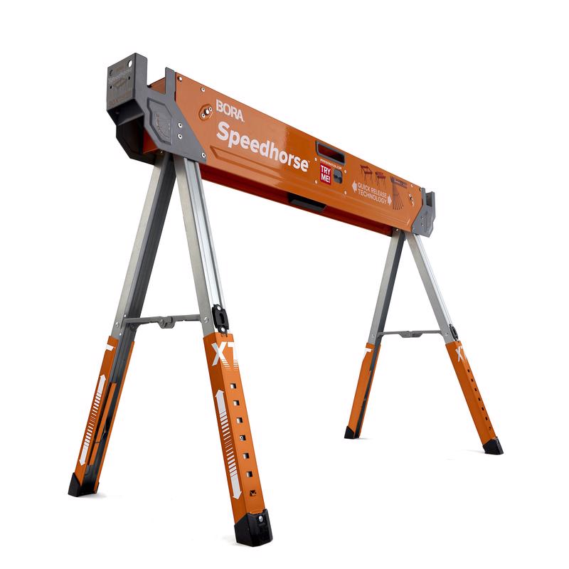 Bora Speedhorse 45.13 in. H X 5.95 in. W X 3.3 in. D Adjustable Sawhorse 1500 lb. cap.