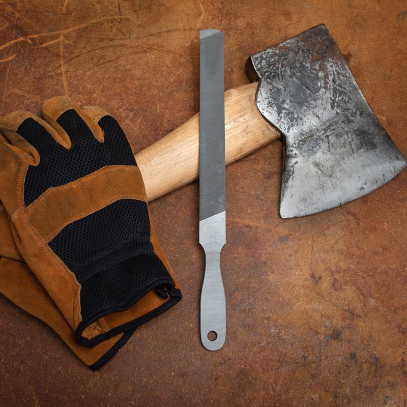 Crescent Nicholson 8 in. L Steel Rectangular Double/Single Cut Axe File