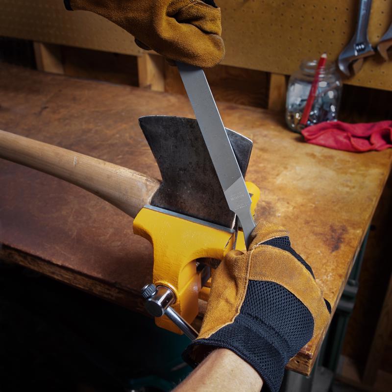 Crescent Nicholson 8 in. L Steel Rectangular Double/Single Cut Axe File