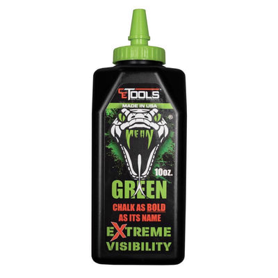 CE Tools 10 oz Standard Extreme Visibility Marking Chalk Fluorescent Green