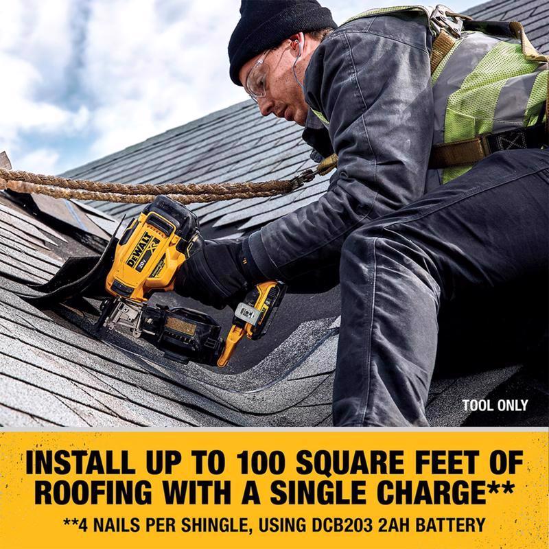 DeWalt 20V MAX Cordless 15 deg Roofing Nailer Tool Only 20 V
