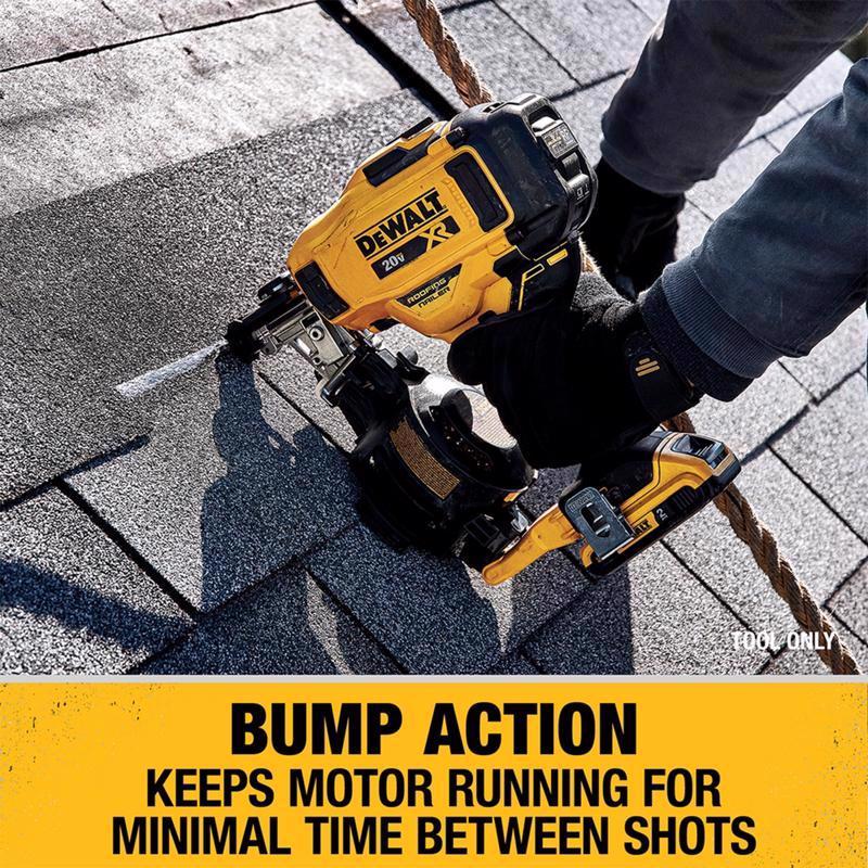 DeWalt 20V MAX Cordless 15 deg Roofing Nailer Tool Only 20 V