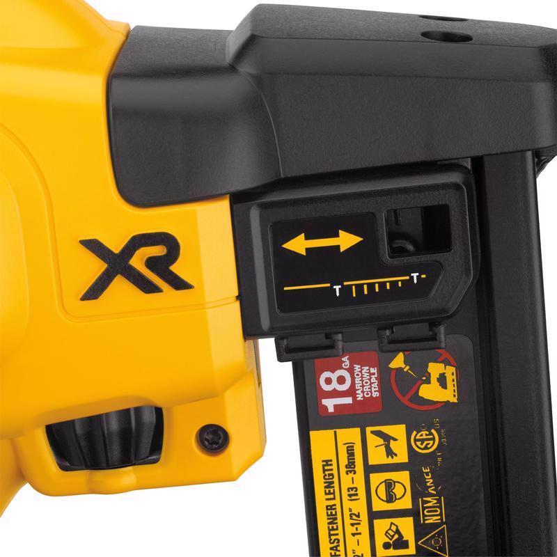 DeWalt 20V MAX XR 18 Ga. 1/4 in. Cordless Narrow Crown Stapler