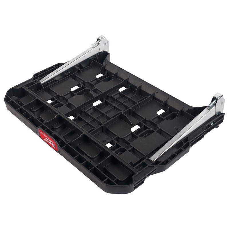Milwaukee Packout 3.9 in. H X 21 in. W X 16.6 in. D Black Metal/Plastic Shelf Rack