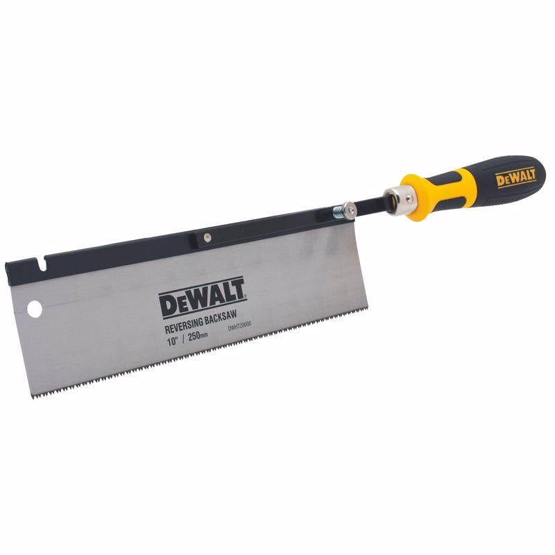 DeWalt 10 in. Steel Flush Cut Reversing Back Saw 13 TPI