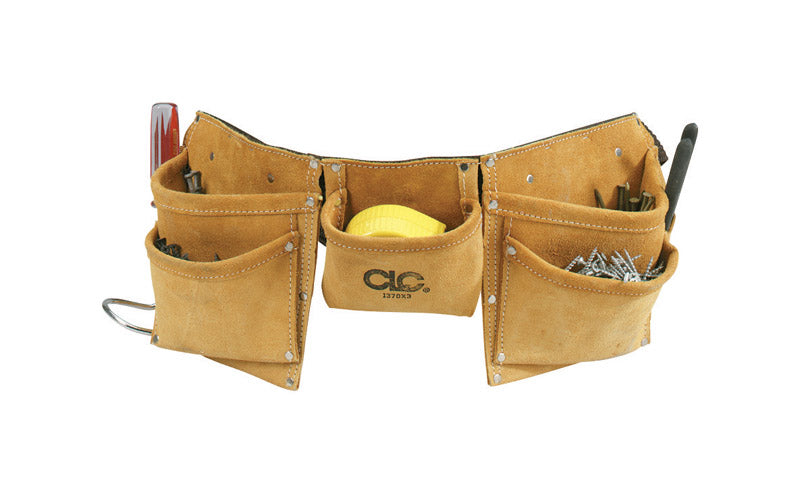 CLC Heavy Duty 8 pocket Leather/Suede Work Apron Tan
