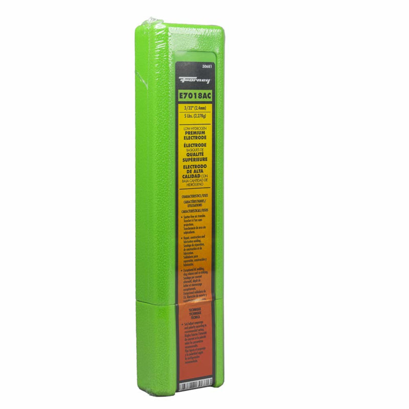 Forney 1/8 in. D X 15.2 in. L E7018 Mild Steel Welding Electrodes 84000 psi 1 lb