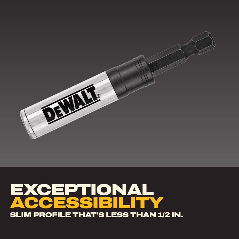 DeWalt ELITE SERIES Hex 1/4 in. X 3 in. L Magnetic Bit Holder