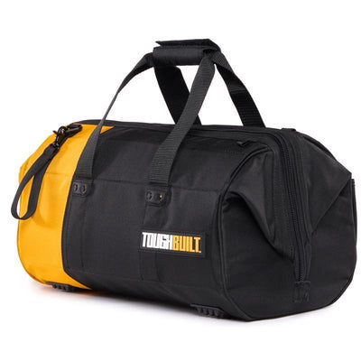 ToughBuilt 16 in. W X 10 in. H Polyester Massive Mouth Tool Bag 38 pocket Black/Gray/Orange