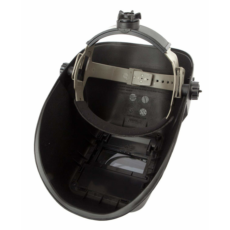 Forney 2 in. H X 4.3 in. W Polymer Welding Helmet #10 Black