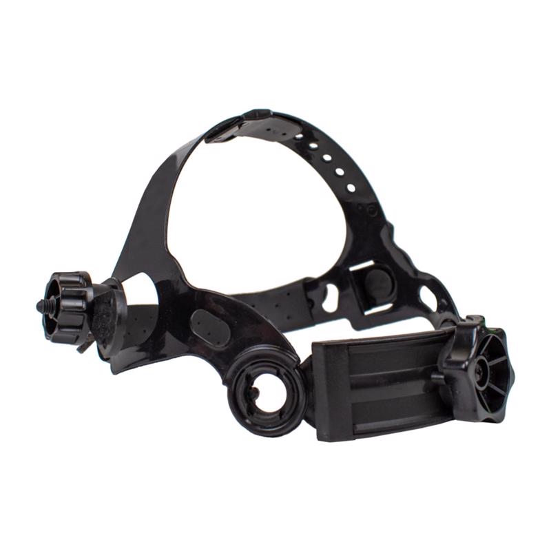 Forney Ratcheting Headgear for Welding Helmet Black/Gray