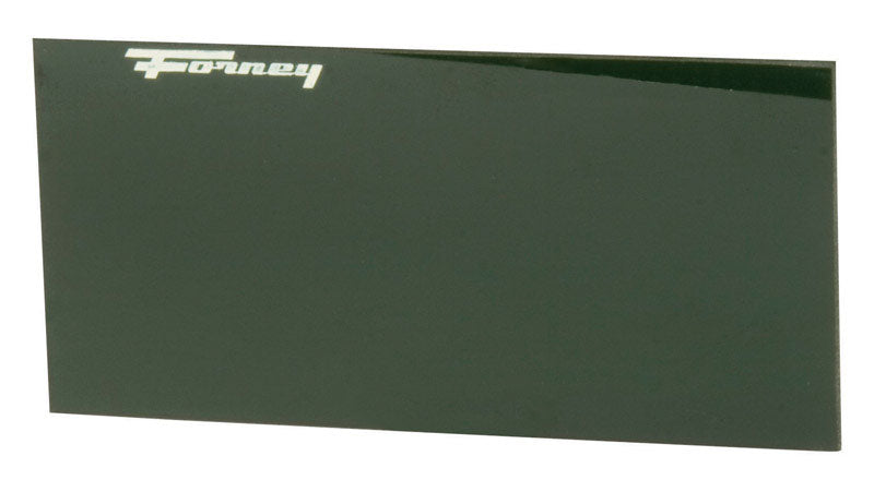 Forney 2 in. H X 4.3 in. W Hardened Glass Welding Helmet Lens 8 Black