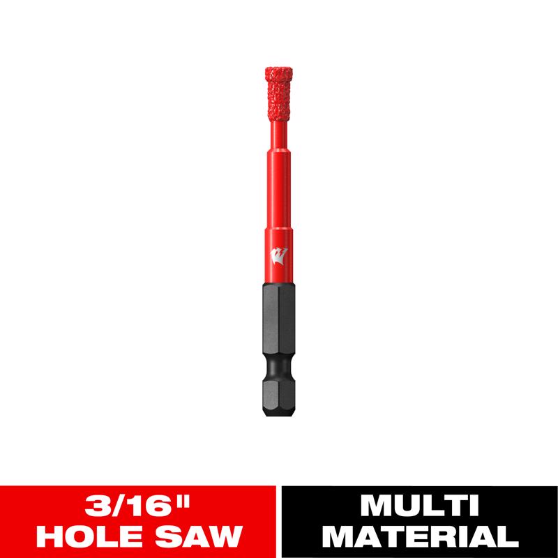 Diablo 3/16 in. Diamond Grit 5.52 in. L X 1/4 in. D Hole Saw