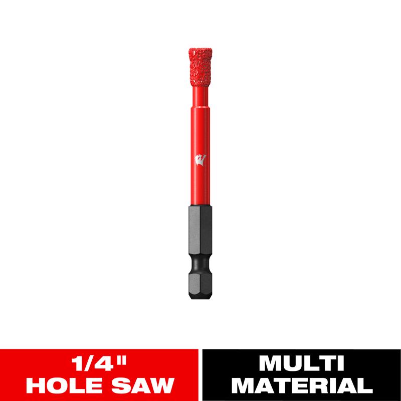 Diablo 1/4 in. Diamond Grit 5.52 in. L X 1/4 in. D Hole Saw