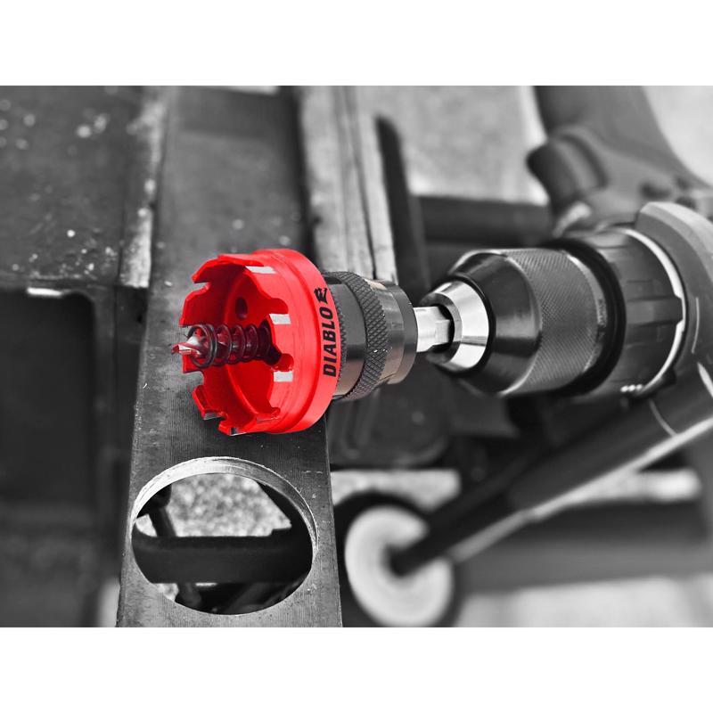 Diablo 1-1/8 in. Diamond Grit 5.52 in. L X 1/4 in. D Hole Saw