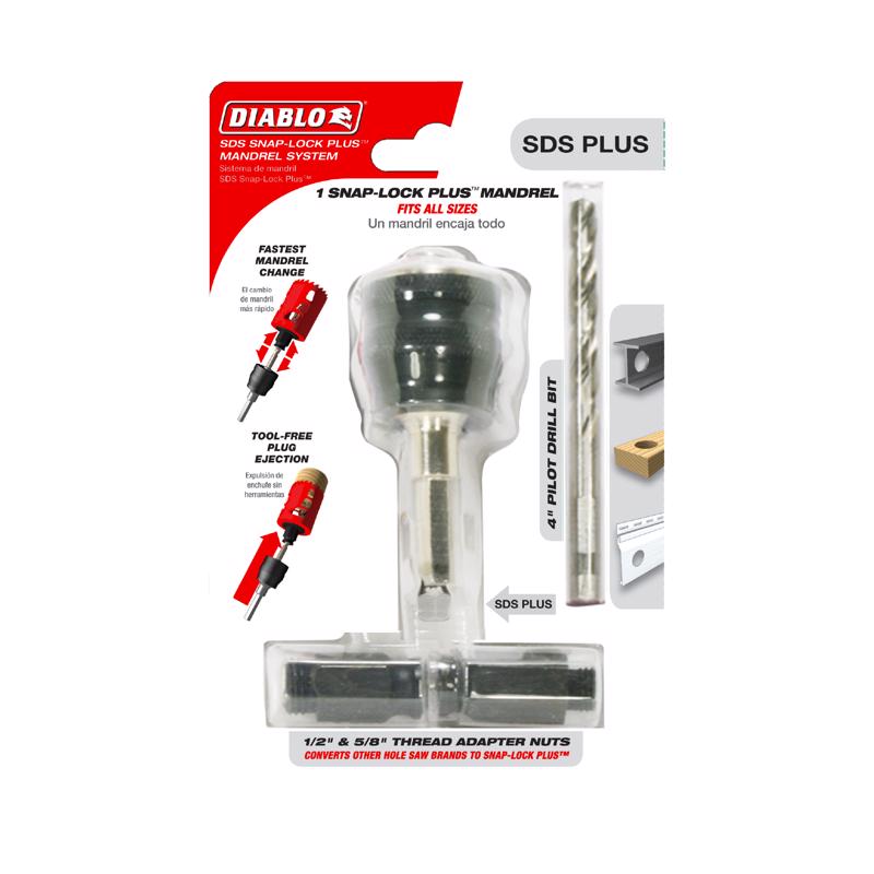 Diablo Snap-Lock Plus Mandrel SDS