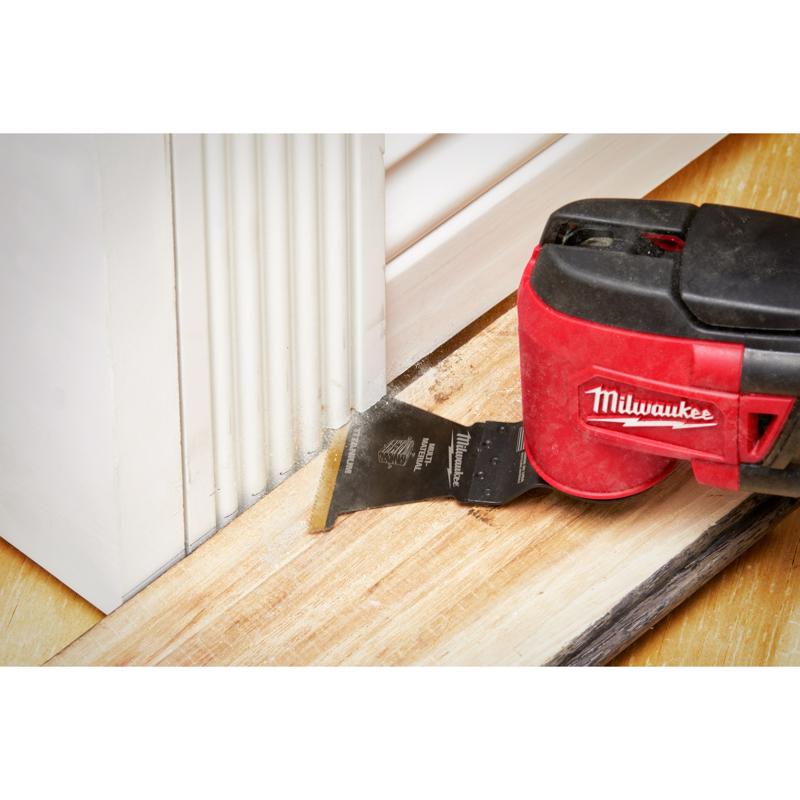 Milwaukee Universal Fit Open-Lok High Carbon Steel Multi-Tool Oscillating Blade Set Multi-Material 3